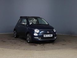 Blue Used 2022 Fiat 500C Dolcevita Cabriolet | £11,799 (Fair price)