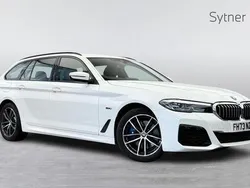 White Used 2024 BMW 530e M Sport Estate | £33,000 (Fair price)