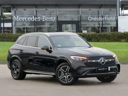 Black Used 2023 Mercedes GLC300e AMG line SUV | £40,400