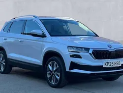 Moon white metallic Used 2025 Skoda Karoq SE L SUV | £28,990 (A bit pricey)