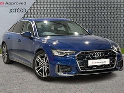 Blue Used 2024 Audi A6 S-Line Sedan | £33,621 (Fair price)