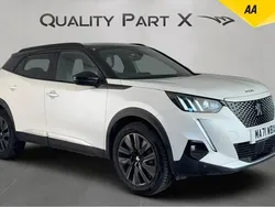 White Used 2021 Peugeot e-2008 Premium SUV | £11,450 (Fair price)