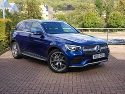 Blue Used 2020 Mercedes GLC300 AMG Line Premium SUV | £29,995 (Fair price)