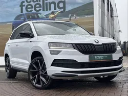 White Used 2021 Skoda Karoq SportLine SUV | £20,990 (Fair price)