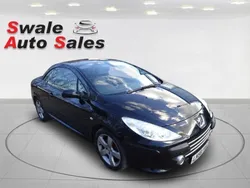 Black Used 2008 Peugeot 307 CC Sport Cabriolet | £1,995 (Fair price)