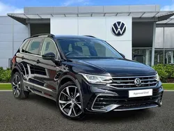 Black Used 2021 VW Tiguan R-line SUV | £26,294 (Fair price)