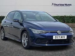 Blue Used 2022 VW Golf VIII R-line Hatchback | £17,440 (Fair price)