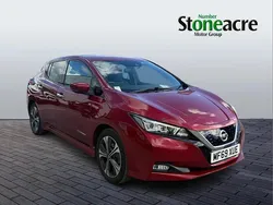 Red Used 2019 Nissan Leaf Tekna Hatchback | £8,500 (Fair price)