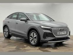 Grey Used 2022 Audi Q4 Sportback e-tron Sport SUV | £27,295 (Fair price)