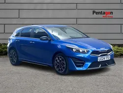 Blue Used 2024 Kia Ceed GT GT-Line Hatchback | £18,692 (Fair price)