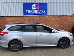 Silver Used 2017 Ford Focus ST-Line Estate | £4,995 (Expensive)