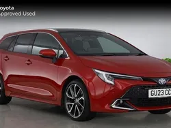 Scarlet flare Used 2023 Toyota Corolla Estate | £24,790 (Fair price)