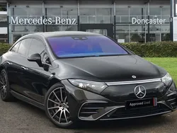 Black Used 2022 Mercedes EQS450+ AMG Line Premium Sedan | £50,000