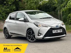 Silver Used 2018 Toyota Yaris Hybrid Design Hatchback | £10,490 (Good price)