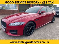 Red Used 2016 Jaguar XF R-Sport Sedan | £9,499 (Fair price)