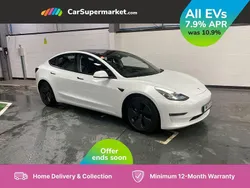 White Used 2021 Tesla Model 3 Long Range Sedan | £18,697 (Fair price)