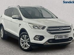 White Used 2018 Ford Kuga Zetec SUV | £9,978 (Good price)