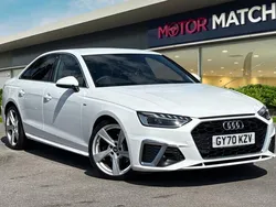 White Used 2020 Audi A4 S-Line Sedan | £21,790 (Fair price)