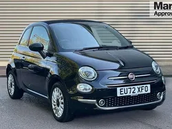 Black Used 2022 Fiat 500C Dolcevita Cabriolet | £12,178 (Fair price)