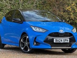 Blue Used 2024 Toyota Yaris Hybrid Edition Hatchback | £23,650 (Fair price)