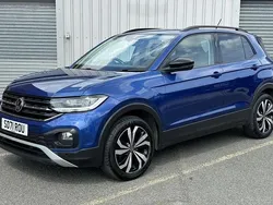 Blue Used 2021 VW T-Cross Black Edition SUV | £14,300 (Good price)