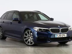Blue Used 2019 BMW 530 M Sport Estate | £25,000 (Fair price)