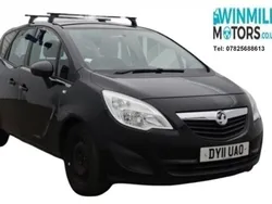 Black Used 2011 Vauxhall Meriva MPV | £2,495 (Fair price)