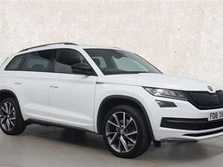 White Used 2018 Skoda Kodiaq SportLine SUV | £23,617 (Fair price)