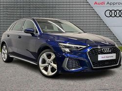 Blue Used 2021 Audi A3 e-tron S-Line Hatchback | £21,793 (Fair price)