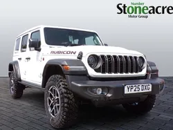White New 2025 Jeep Wrangler Rubicon SUV | £57,995 (A bit pricey)