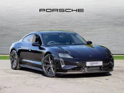 Jet black metallic New 2024 Porsche Taycan Turbo S Sedan | £146,341