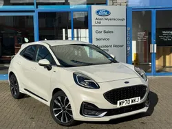 White Used 2020 Ford Puma ST-Line Hatchback | £16,595 (Expensive)