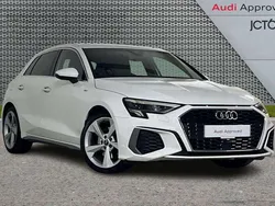 White Used 2021 Audi A3 S-Line Hatchback | £19,262 (Fair price)
