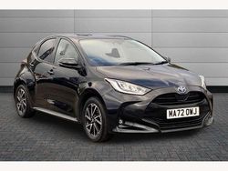 Black Used 2022 Toyota Yaris Hybrid Design Hatchback | £18,750 (A bit pricey)