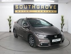 Brown Used 2015 Honda Civic SR Hatchback | £7,389 (Fair price)