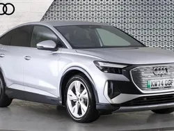 Silver Used 2024 Audi Q4 e-tron S-Line SUV | £28,590 (Fair price)