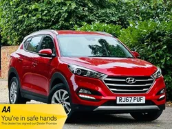 Red Used 2017 Hyundai Tucson SE SUV | £7,790 (Fair price)