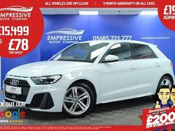 White Used 2019 Audi A1 Sportback S-Line Hatchback | £15,499 (A bit pricey)