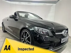 Black Used 2018 Mercedes C200 AMG line Cabriolet | £18,480 (A bit pricey)