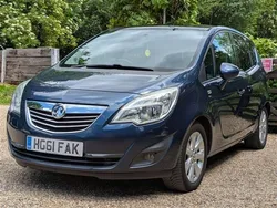 Blue Used 2011 Vauxhall Meriva MPV | £2,999 (Fair price)