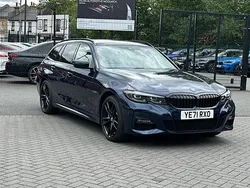 Blue Used 2021 BMW 330e M Sport Estate | £28,994 (Expensive)