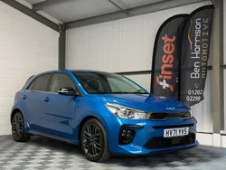 Blue Used 2021 Kia Rio 4 Hatchback | £9,995 (Fair price)