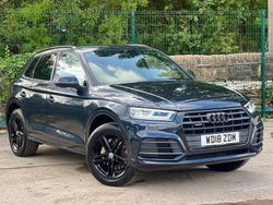 Blue Used 2018 Audi Q5 S-Line SUV | £13,950 (Fair price)