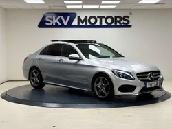 Silver Used 2017 Mercedes C220 AMG Line Premium Sedan | £14,340 (Fair price)