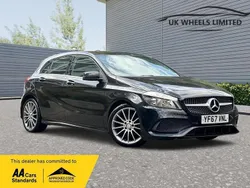 Black Used 2017 Mercedes A200 AMG line Hatchback | £12,990 (Fair price)
