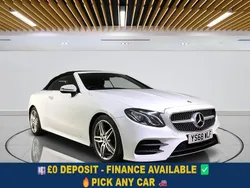 White Used 2018 Mercedes E220 AMG Line Premium Cabriolet | £19,499 (Fair price)