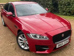 Red Used 2017 Jaguar XF R-Sport Sedan | £12,888 (Fair price)