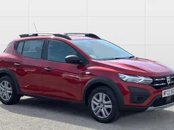 Red Used 2022 Dacia Sandero Essentiel Hatchback | £11,357 (Fair price)