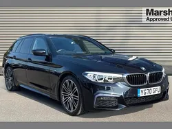 Black Used 2020 BMW 520 M Sport Estate | £24,032 (Fair price)