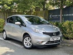Silver Used 2017 Nissan Note Acenta Premium MPV | £7,000 (Fair price)